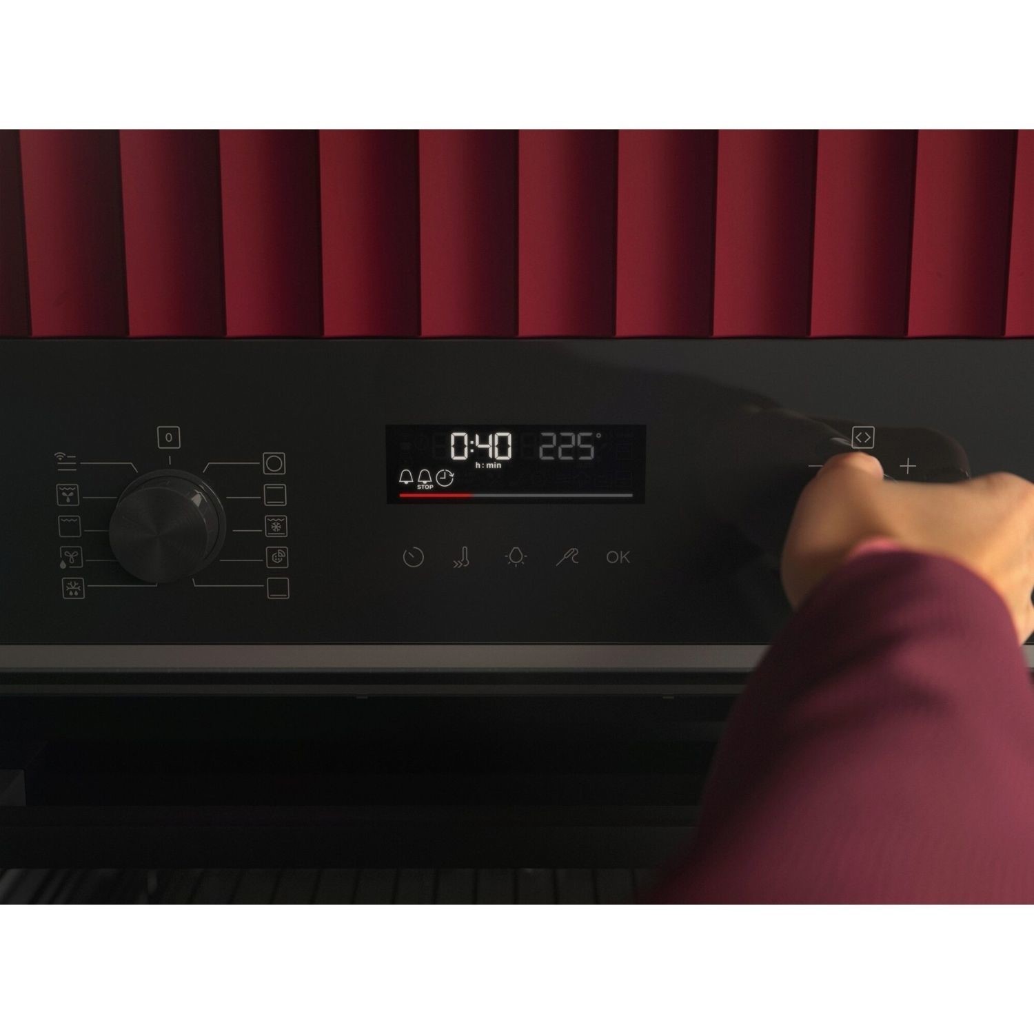 AEG 6000 Series SenseCook Electric Single Oven - Black - Image 3