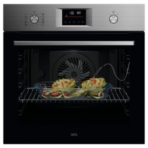 AEG 6000 Series SenseCook Electric Single Oven - Stainless Steel