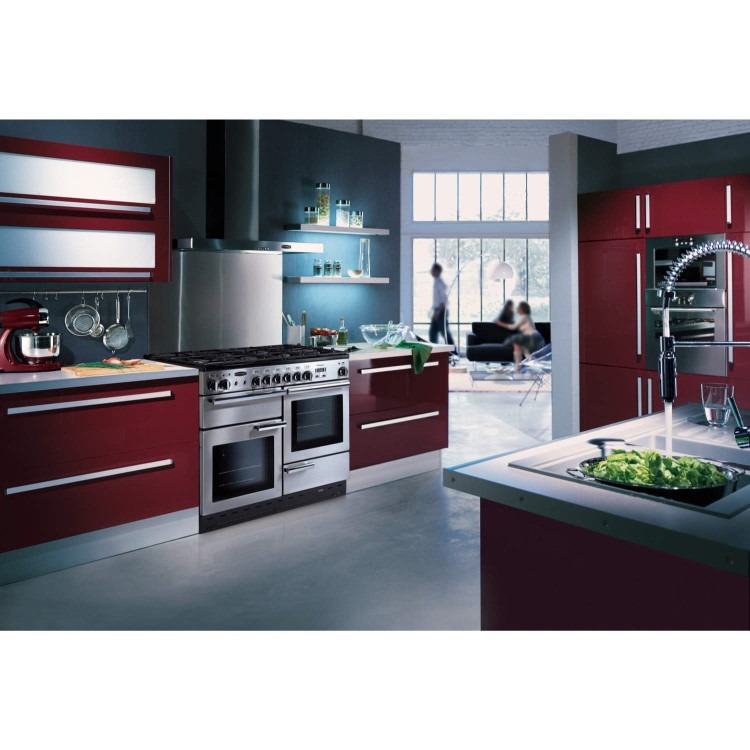 Rangemaster Professional Plus 110cm Electric Range Cooker - Black - Image 3