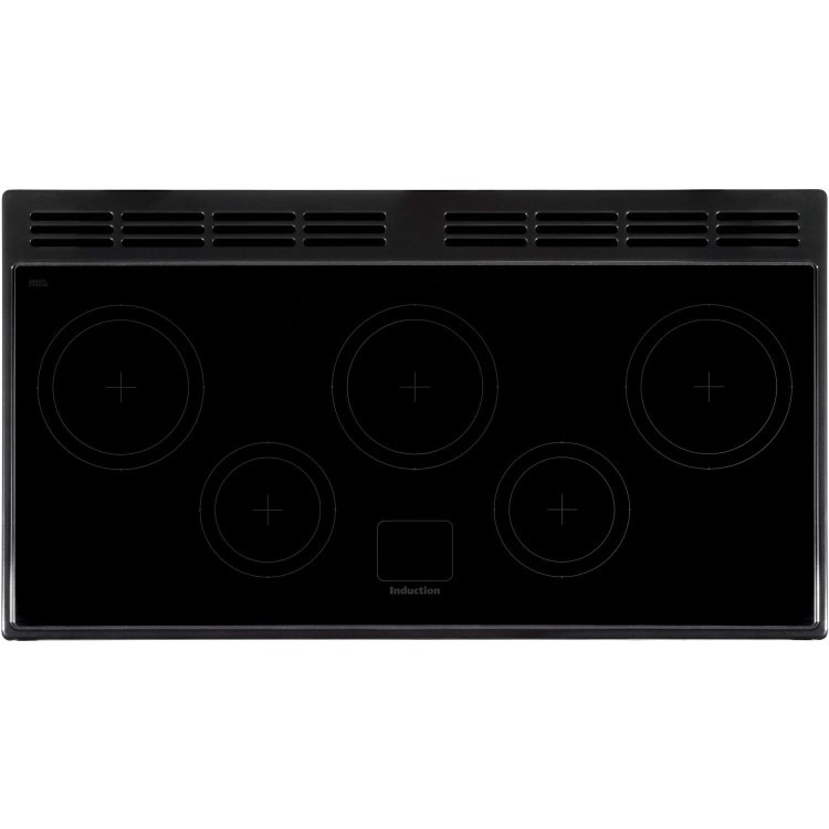 Rangemaster Professional Plus 110cm Electric Induction Range Cooker - Black - Image 3