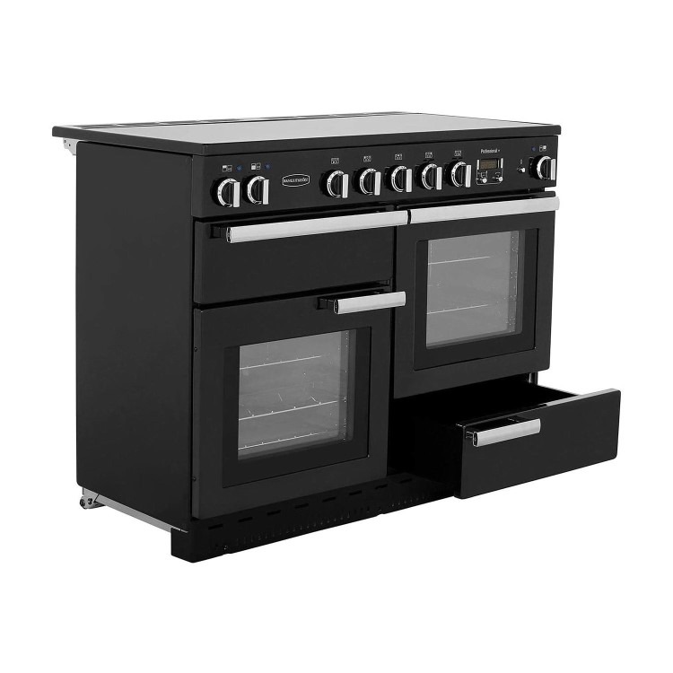 Rangemaster Professional Plus 110cm Electric Induction Range Cooker - Black - Image 4