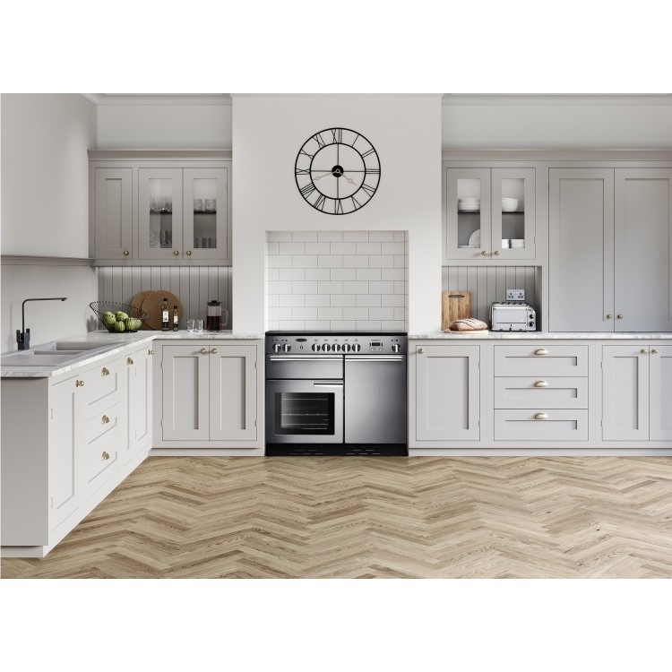 Rangemaster Professional Plus 90cm Electric Range Cooker - Stainless Steel - Image 5