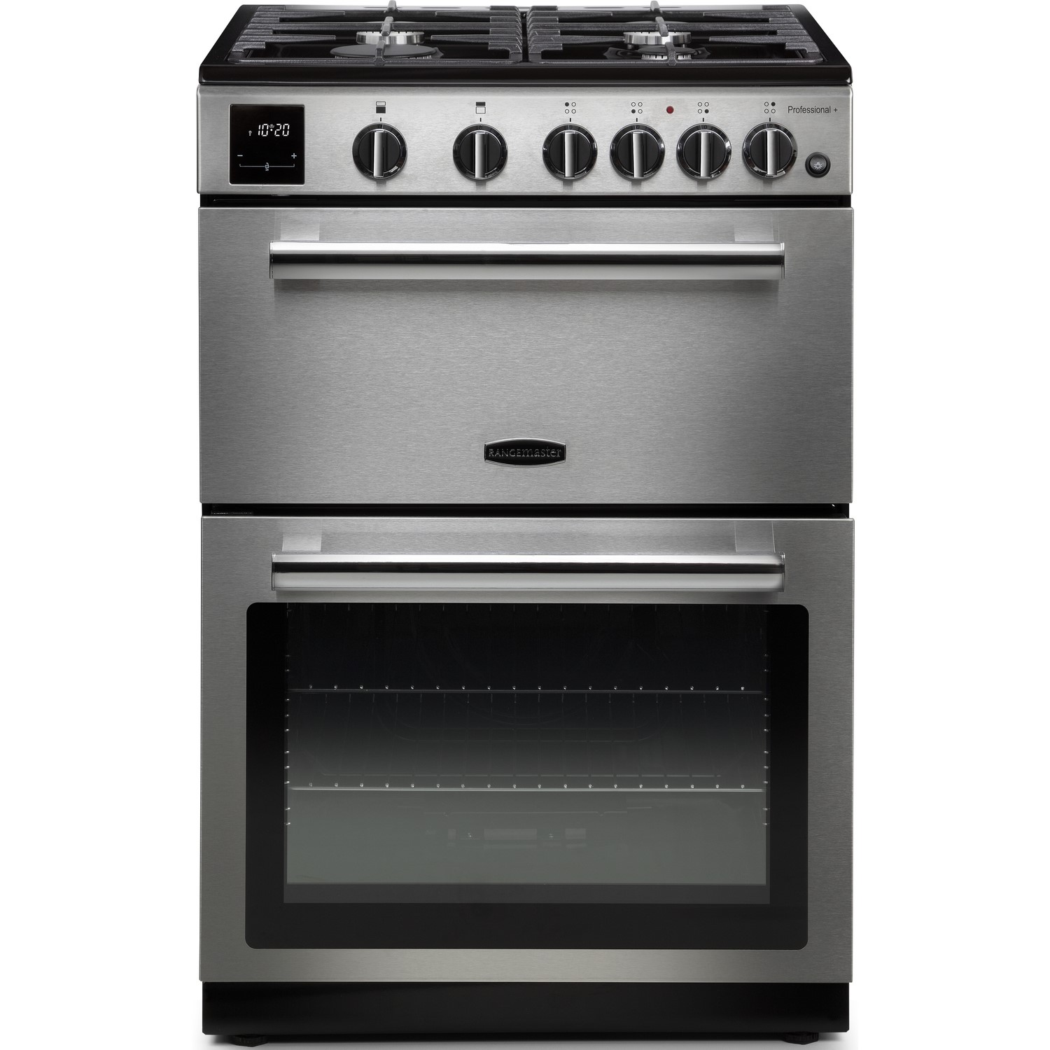 Rangemaster Professional Plus 60cm Dual Fuel Cooker - Stainless Steel