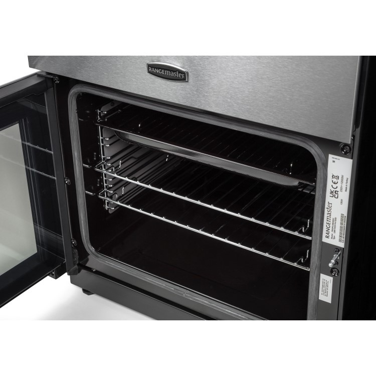 Rangemaster Professional Plus 60cm Electric Cooker - Stainless Steel and Chrome - Image 4