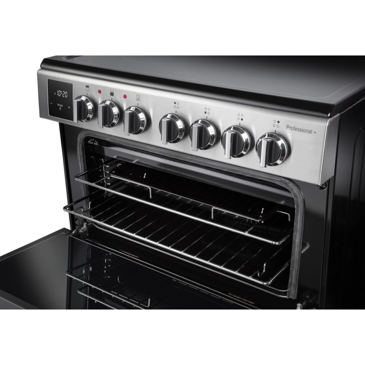 Rangemaster Professional Plus 60cm Electric Cooker - Stainless Steel and Chrome - Image 6