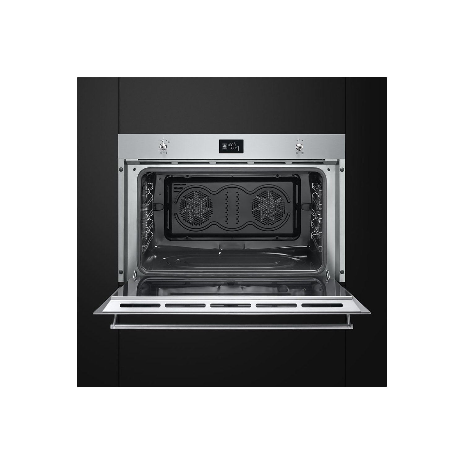 Smeg Classic 90cm Multifunction Single Oven - Stainless Steel - Image 2
