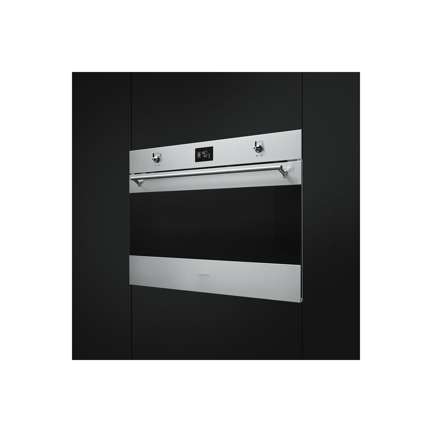 Smeg Classic 90cm Multifunction Single Oven - Stainless Steel - Image 4