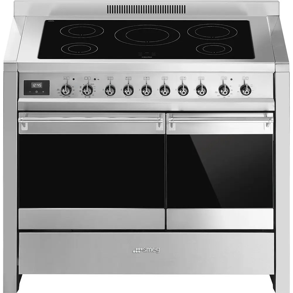 Smeg Opera 100cm Electric Induction Range Cooker - Stainless Steel - Image 4