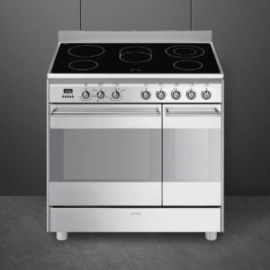 Smeg Concert 90cm Electric Range Cooker - Stainless Steel