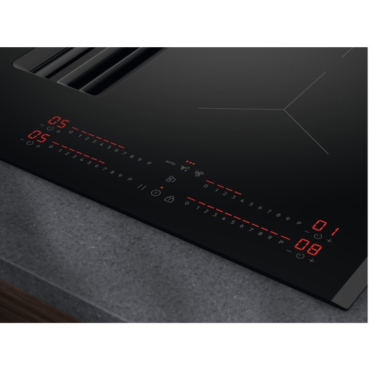 AEG 6000 Series 80 cm 4 Zone Venting Induction Hob - Black - Image 2