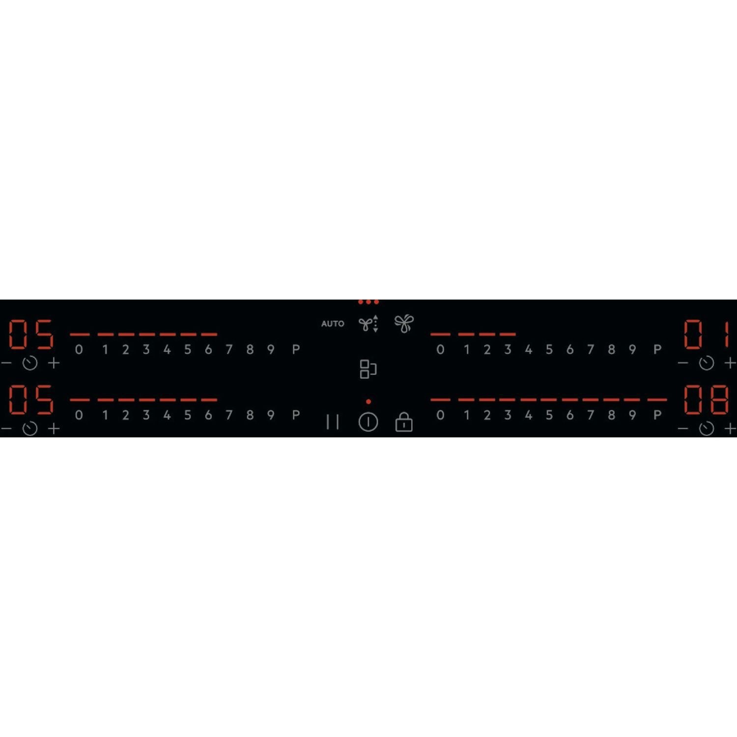 AEG 6000 Series 80 cm 4 Zone Venting Induction Hob - Black - Image 3