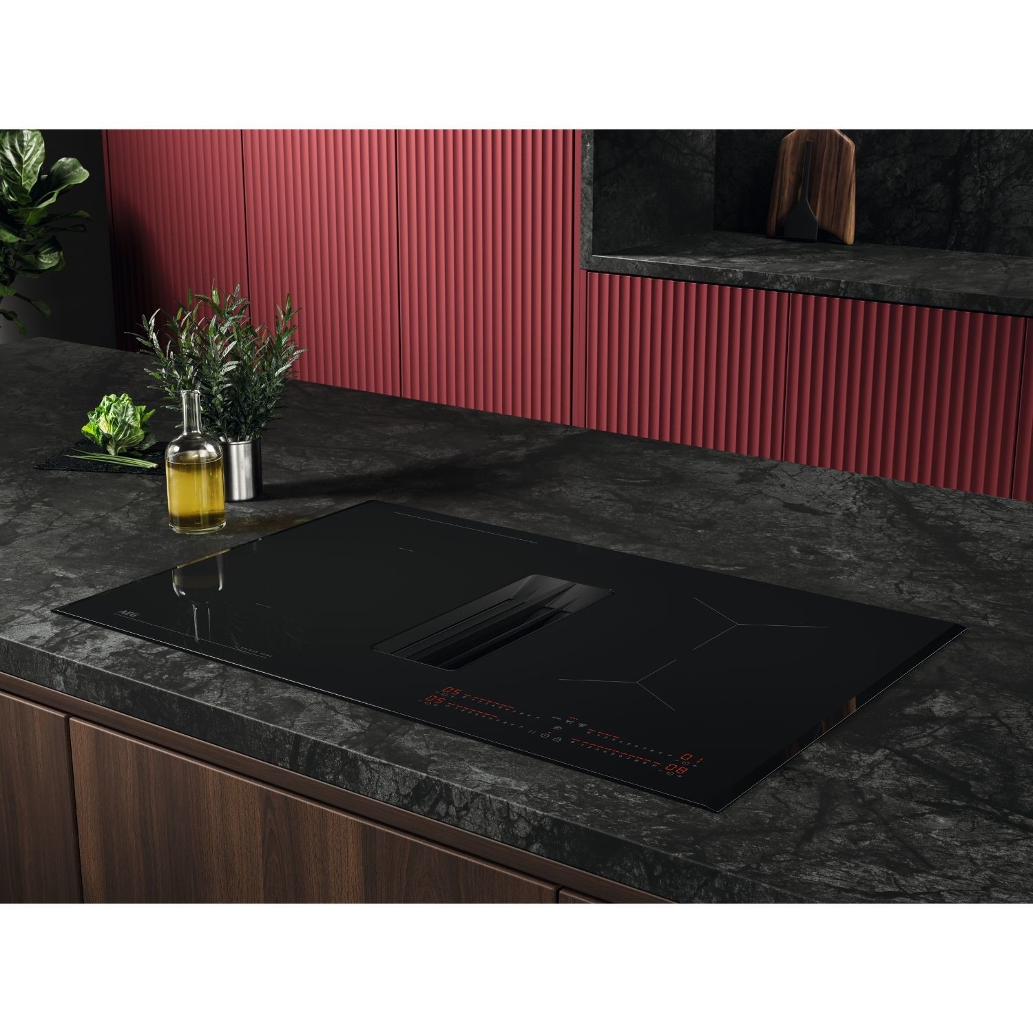 AEG 6000 Series 80 cm 4 Zone Venting Induction Hob - Black - Image 7
