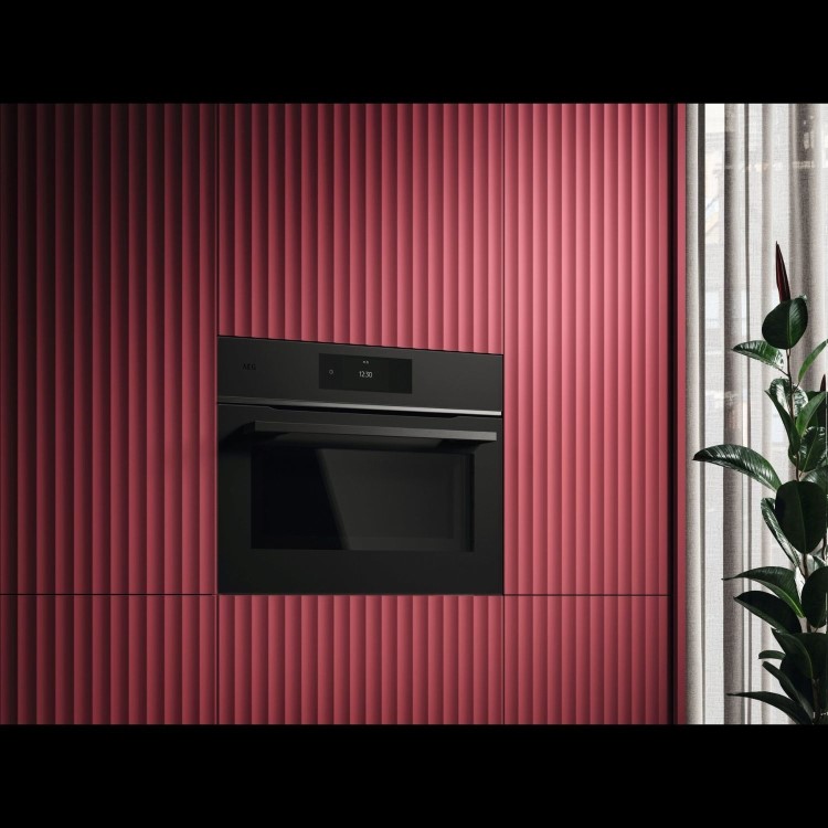 AEG 8000 Series MealAssist Built-In Combination Microwave Oven - Matt Black - Image 4