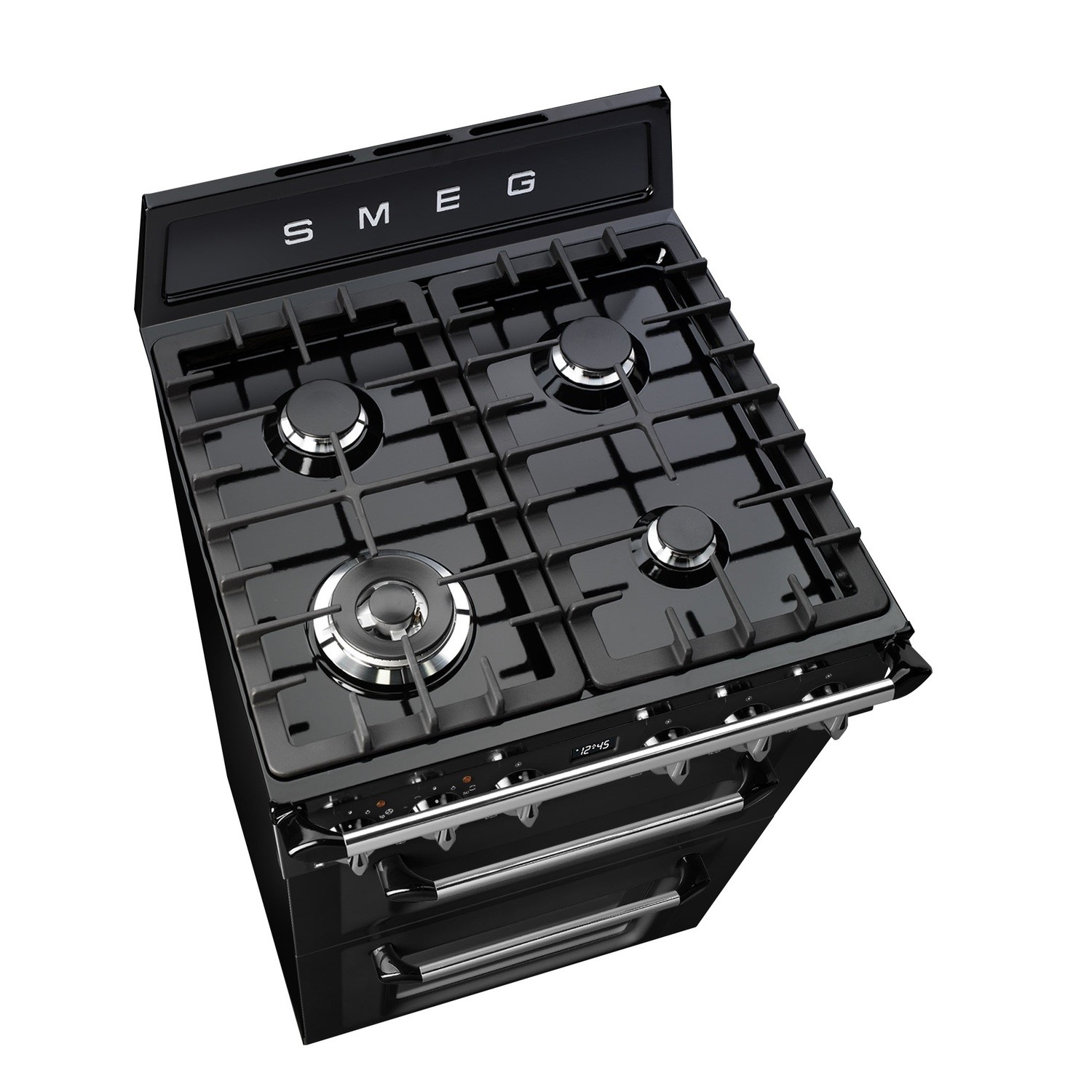 Smeg Victoria 60cm Dual Fuel Cooker - Black - Image 3