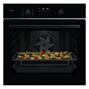 AEG 6000 Series SenseCook Electric Single Oven - Black