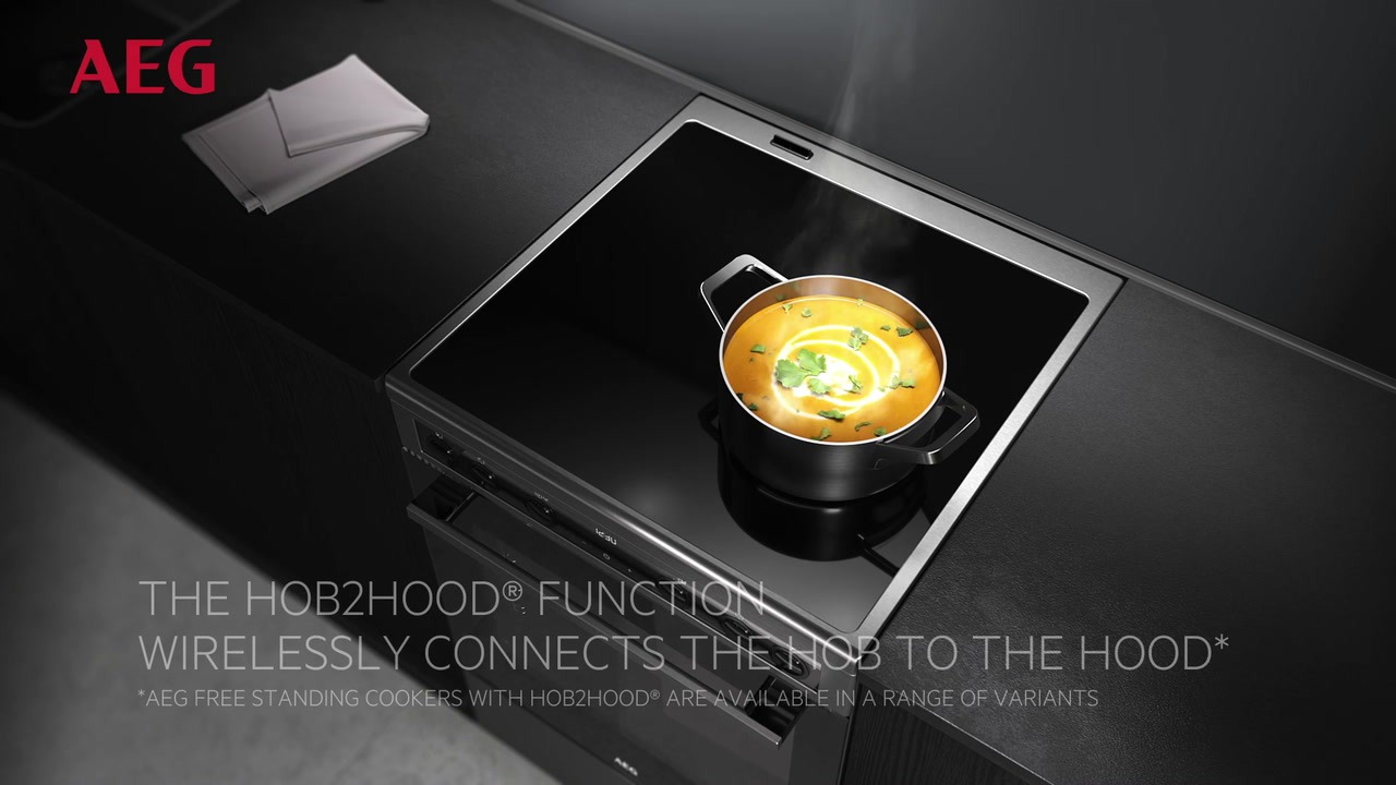 AEG 6000 Series 60cm Electric Induction Cooker - Matt Black - Image 3