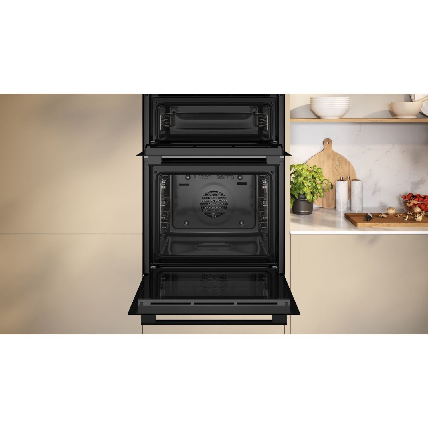 Neff N30 Electric Built-In Double Oven - Black - Image 3
