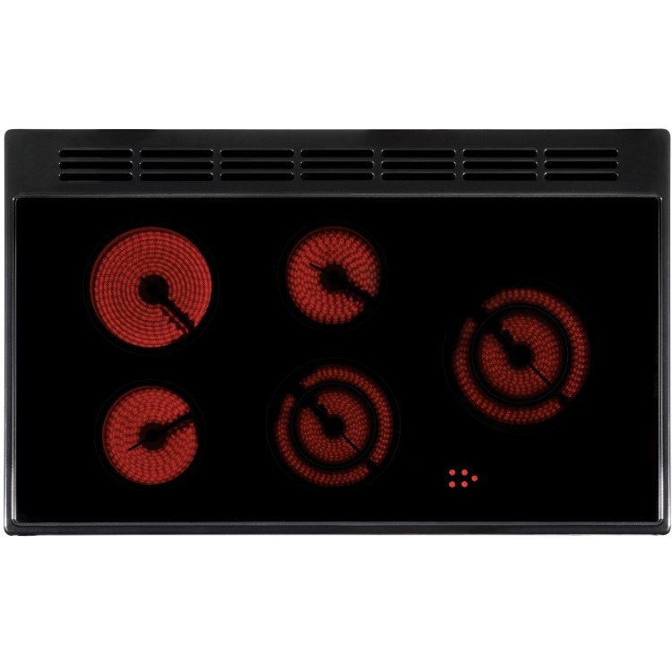Rangemaster Kitchener 100cm Electric Range Cooker - Stainless Steel - Image 2