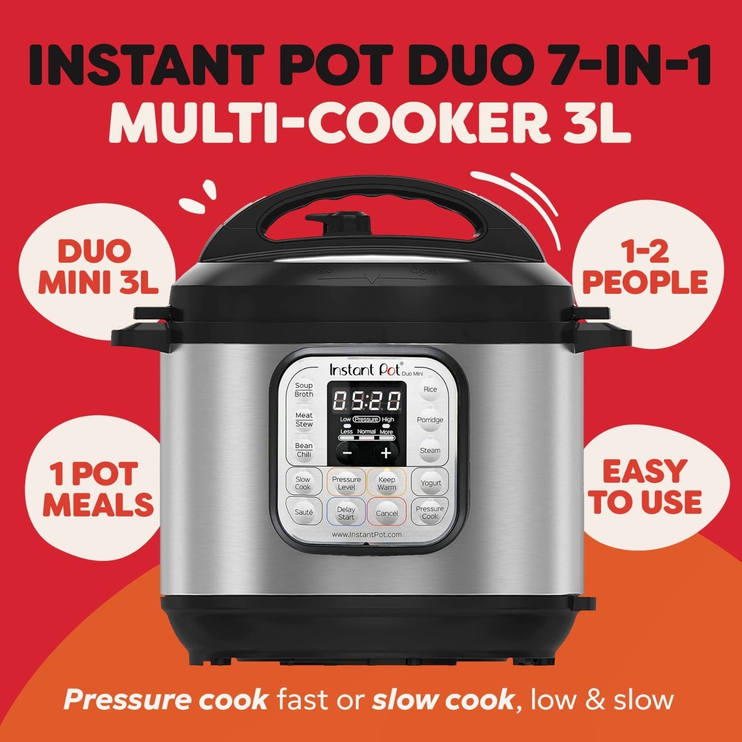 Instant Pot Duo 7-in-1 3L Multi-Cooker - Image 2