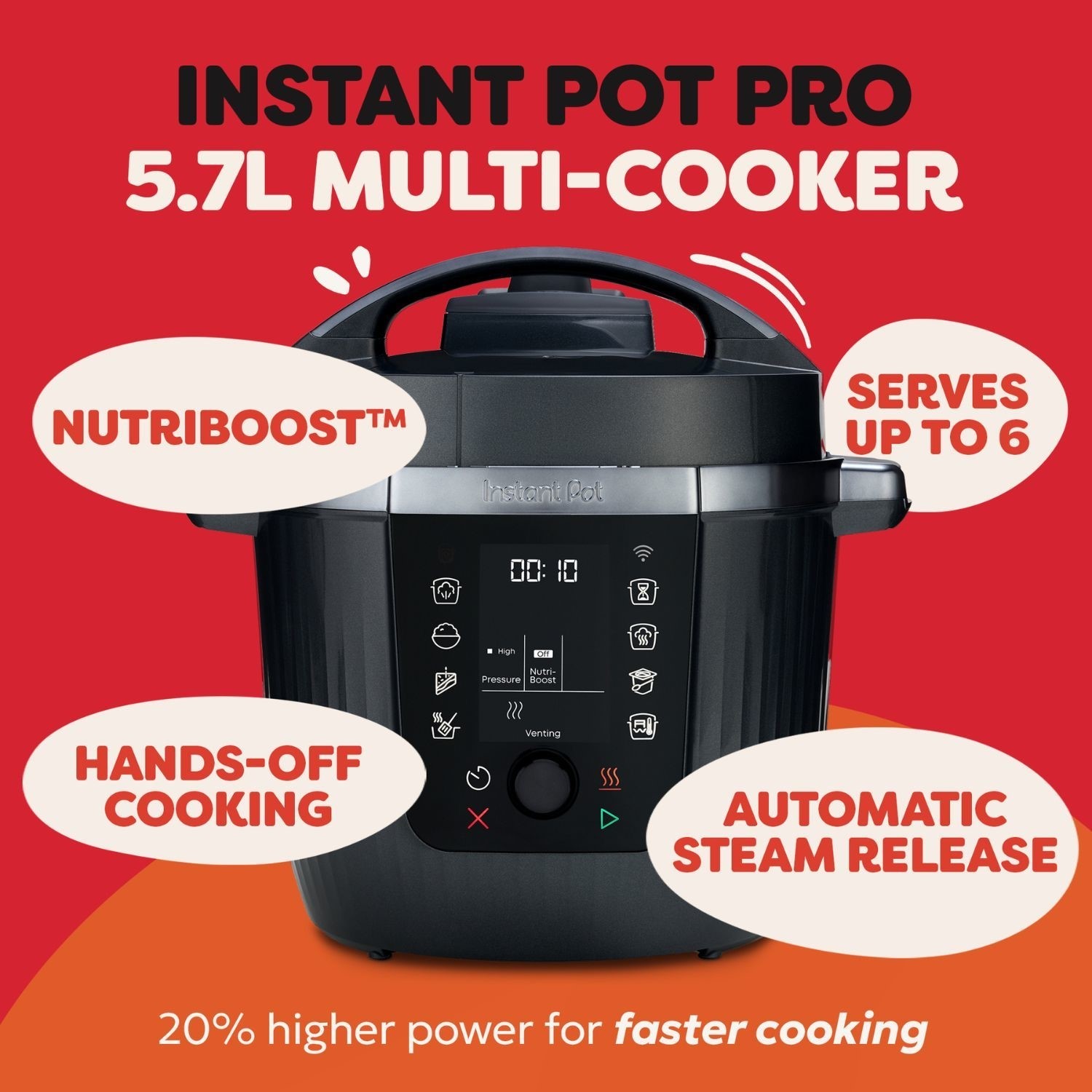Instant Pot Pro 5.7L Multi-Cooker - Image 2