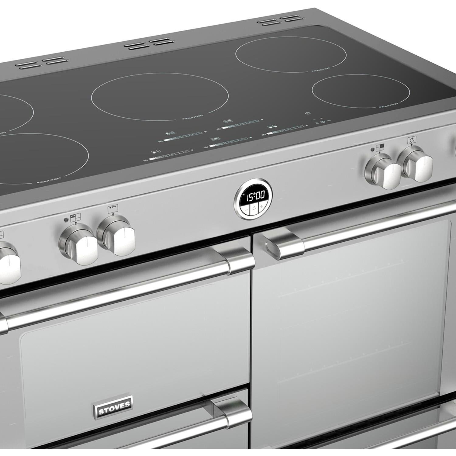 Refurbished Stoves Sterling S1000Ei MK22 100cm Electric Induction Range Cooker Stainless Steel - Image 3