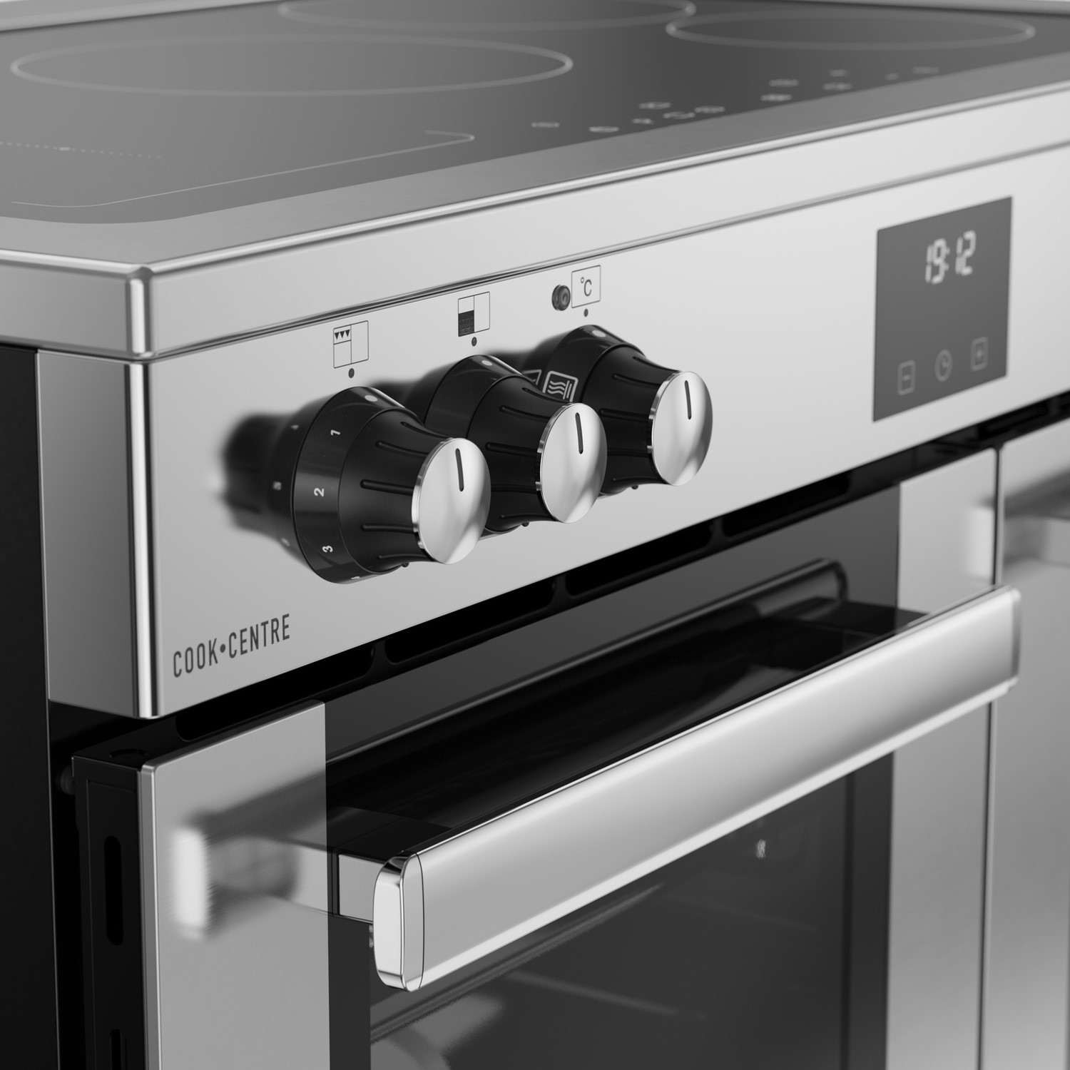 Belling Cookcentre 90cm Electric Induction Range Cooker - Stainless Steel - Image 6