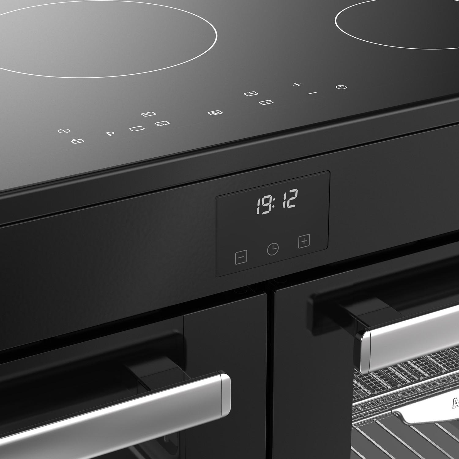 Belling Cookcentre 110cm Electric Induction Range Cooker - Black - Image 7