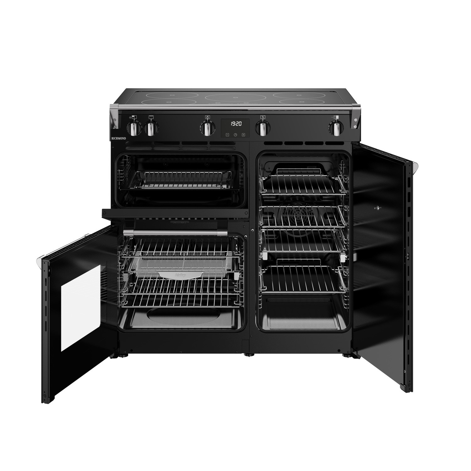 Stoves Richmond 90cm Electric Induction Range Cooker - Black - Image 3