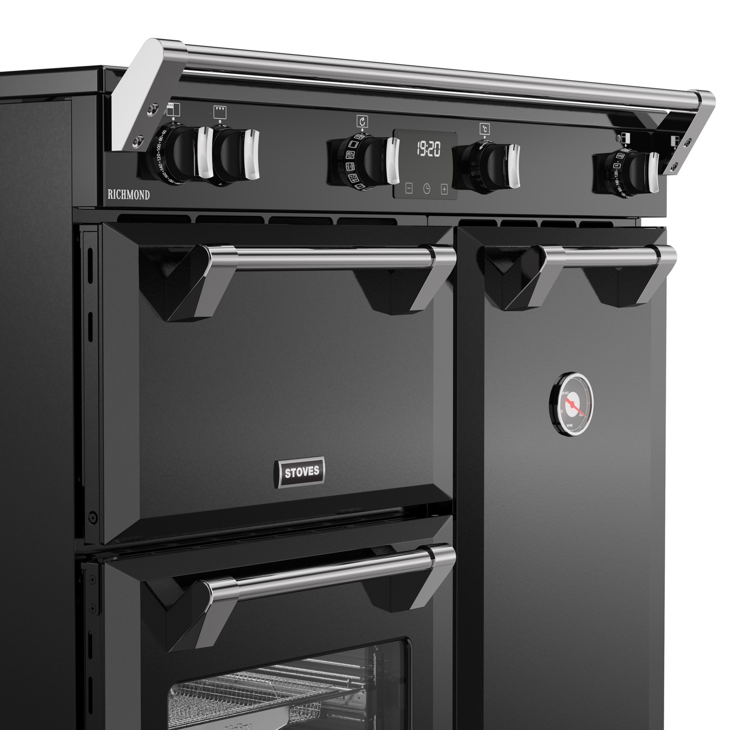 Stoves Richmond 90cm Electric Induction Range Cooker - Black - Image 5