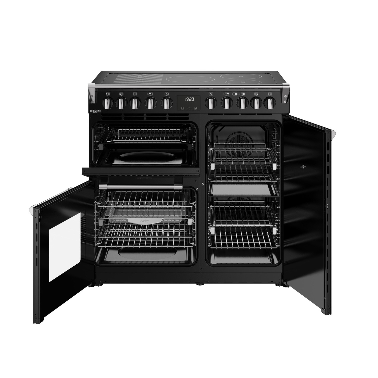 Stoves Richmond DX 90cm Electric Induction Range Cooker - Black - Image 3