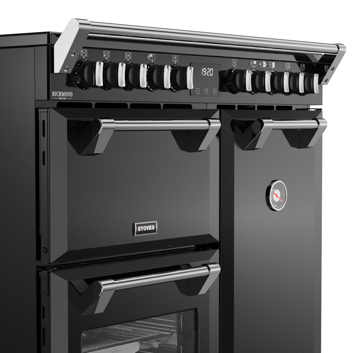 Stoves Richmond DX 90cm Electric Induction Range Cooker - Black - Image 5