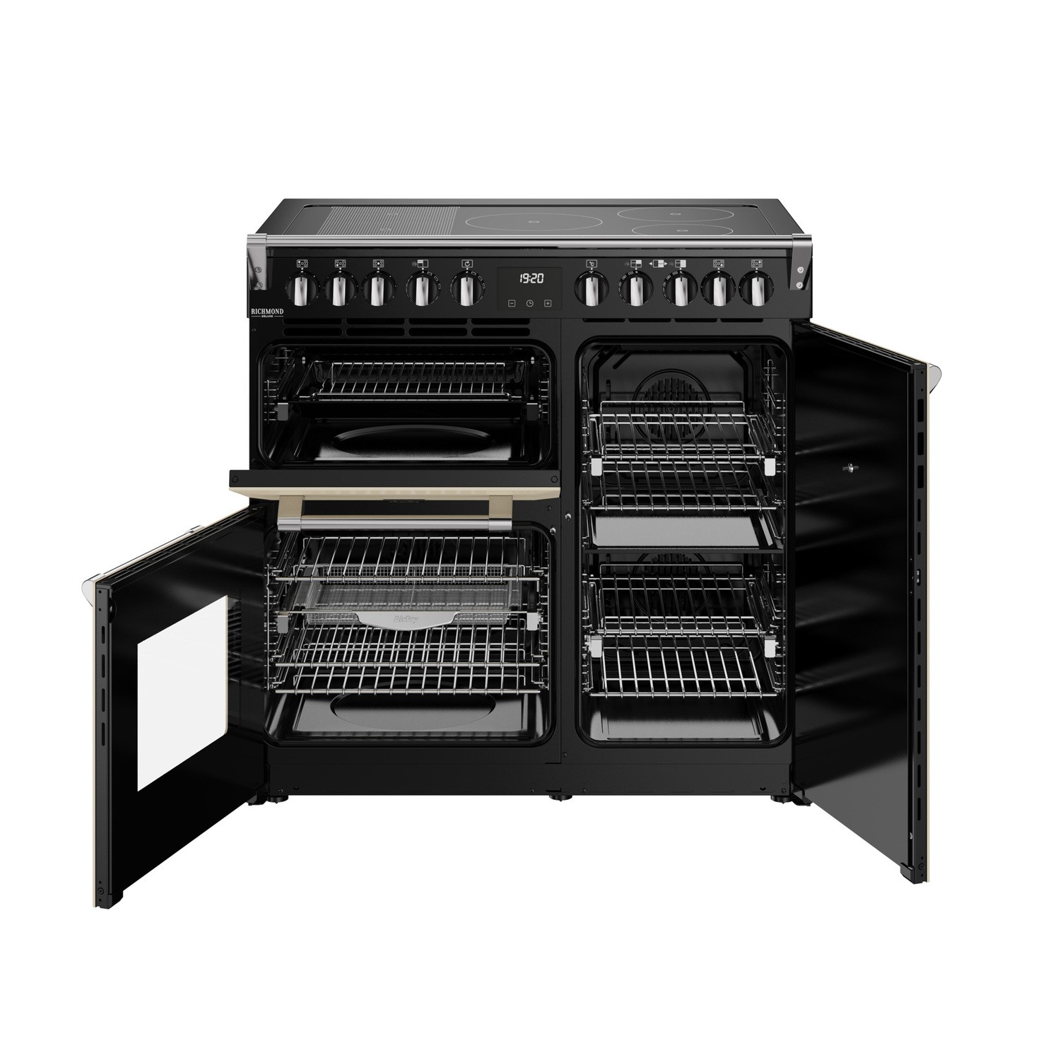 Stoves Richmond DX 90cm Electric Induction Range Cooker - Cream - Image 3