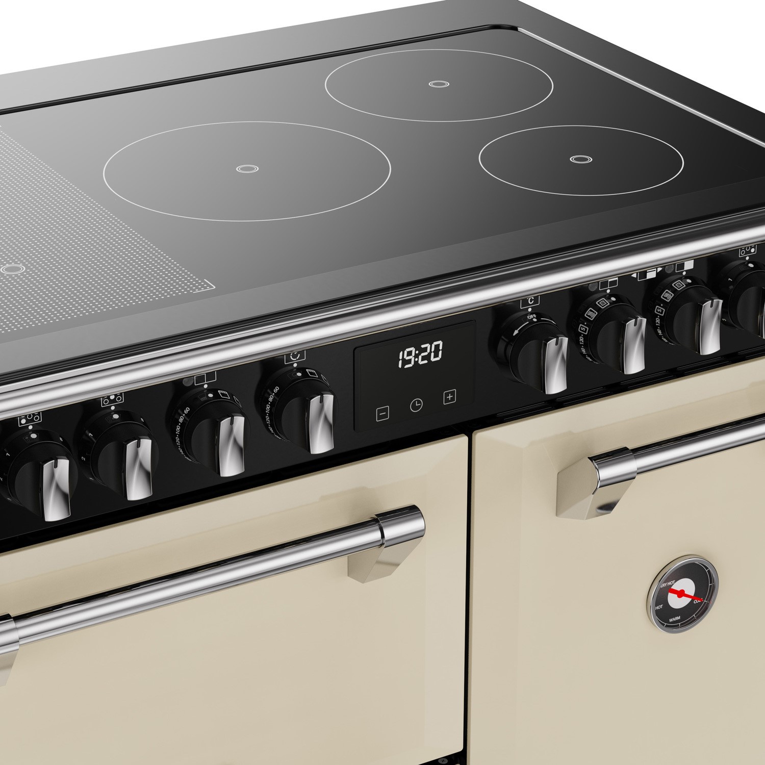 Stoves Richmond DX 90cm Electric Induction Range Cooker - Cream - Image 8