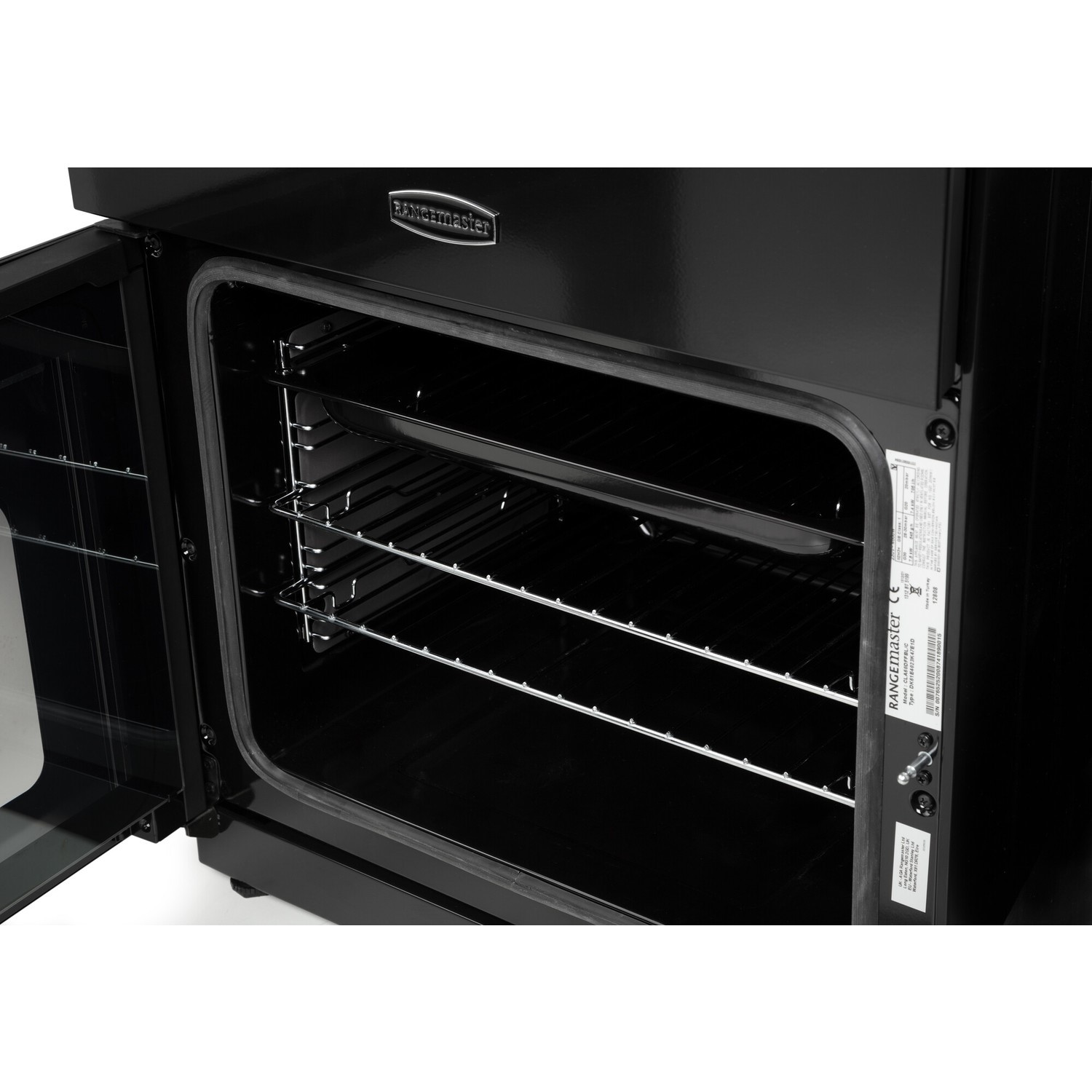 Rangemaster Classic 60cm Gas Cooker - Black - Image 5