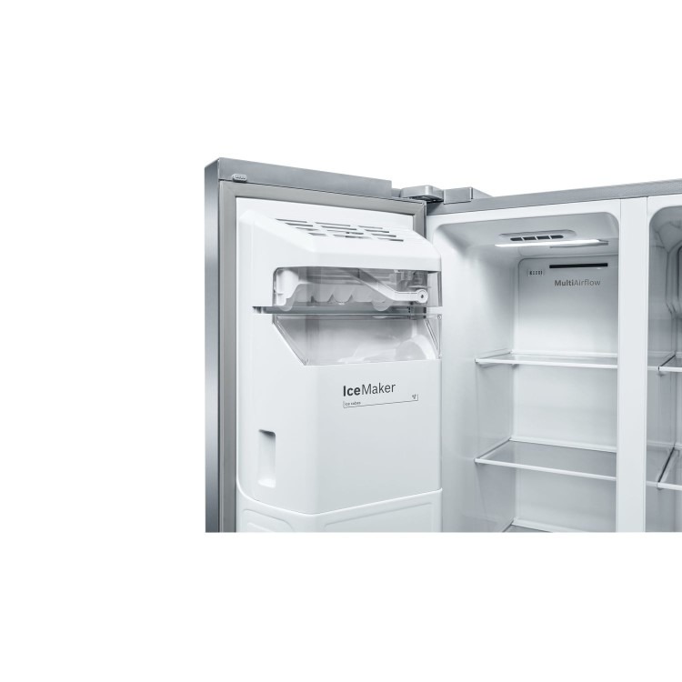 Refurbished Neff N70 KA3923IE0G Freestanding 533 Litre American Frost Free Fridge Freezer With Ice & Water Dispenser Stainless Steel - Image 4