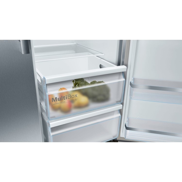 Refurbished Neff N70 KA3923IE0G Freestanding 533 Litre American Frost Free Fridge Freezer With Ice & Water Dispenser Stainless Steel - Image 5