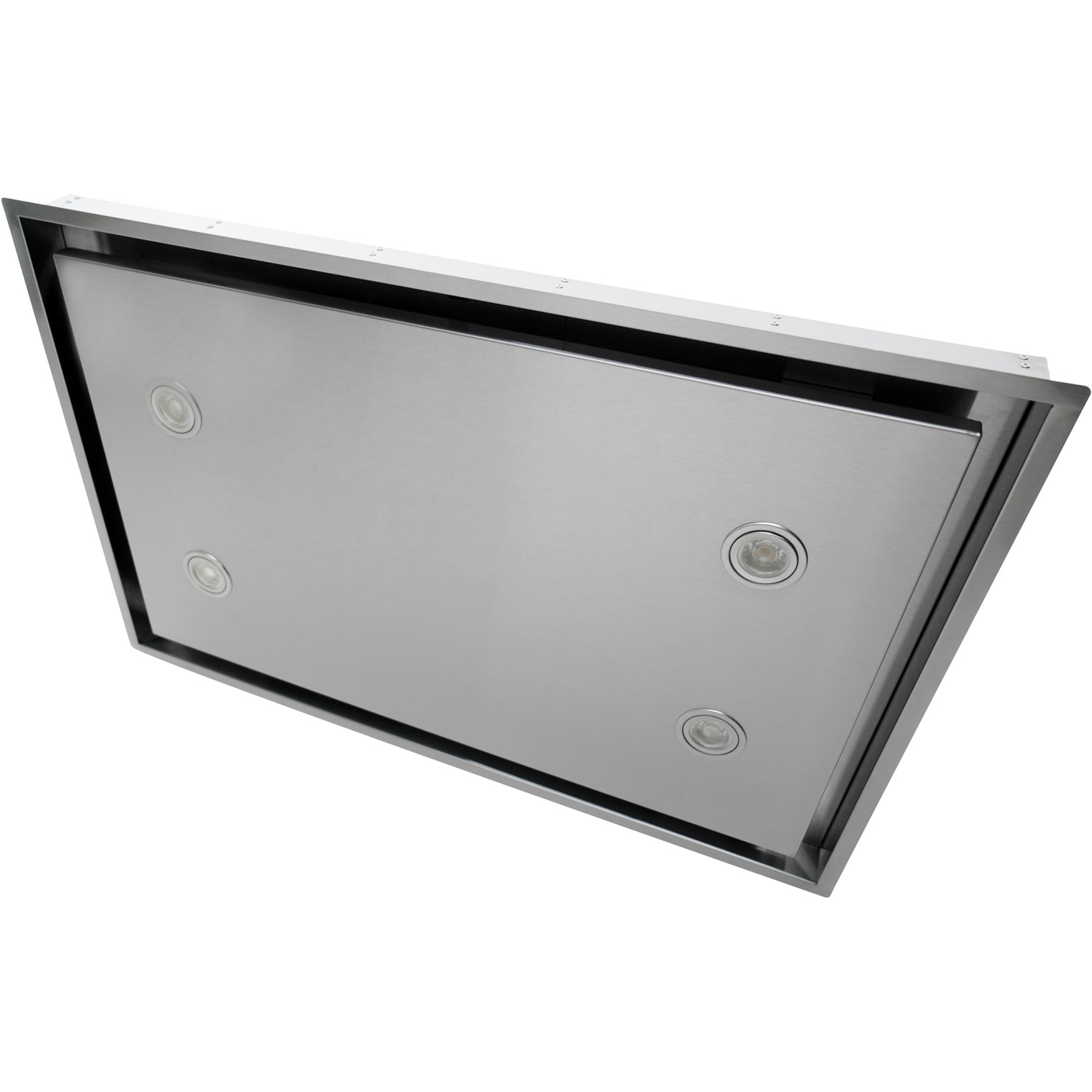 CDA 90cm Ceiling Extractor Hood - Stainless Steel - Image 2