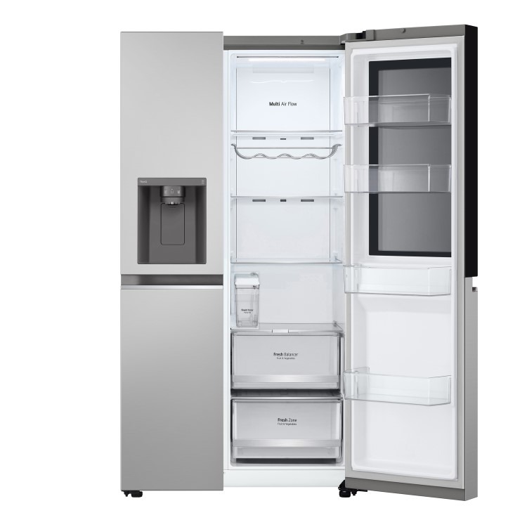 Refurbished LG InstaView GSGV81PYLL 635 Litre Frost Free American Fridge Freezer Prime Silver - Image 10