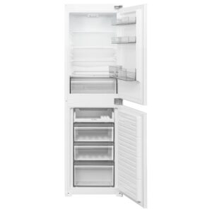 electriQ 235 Litre 50/50 Integrated Fridge Freezer - White