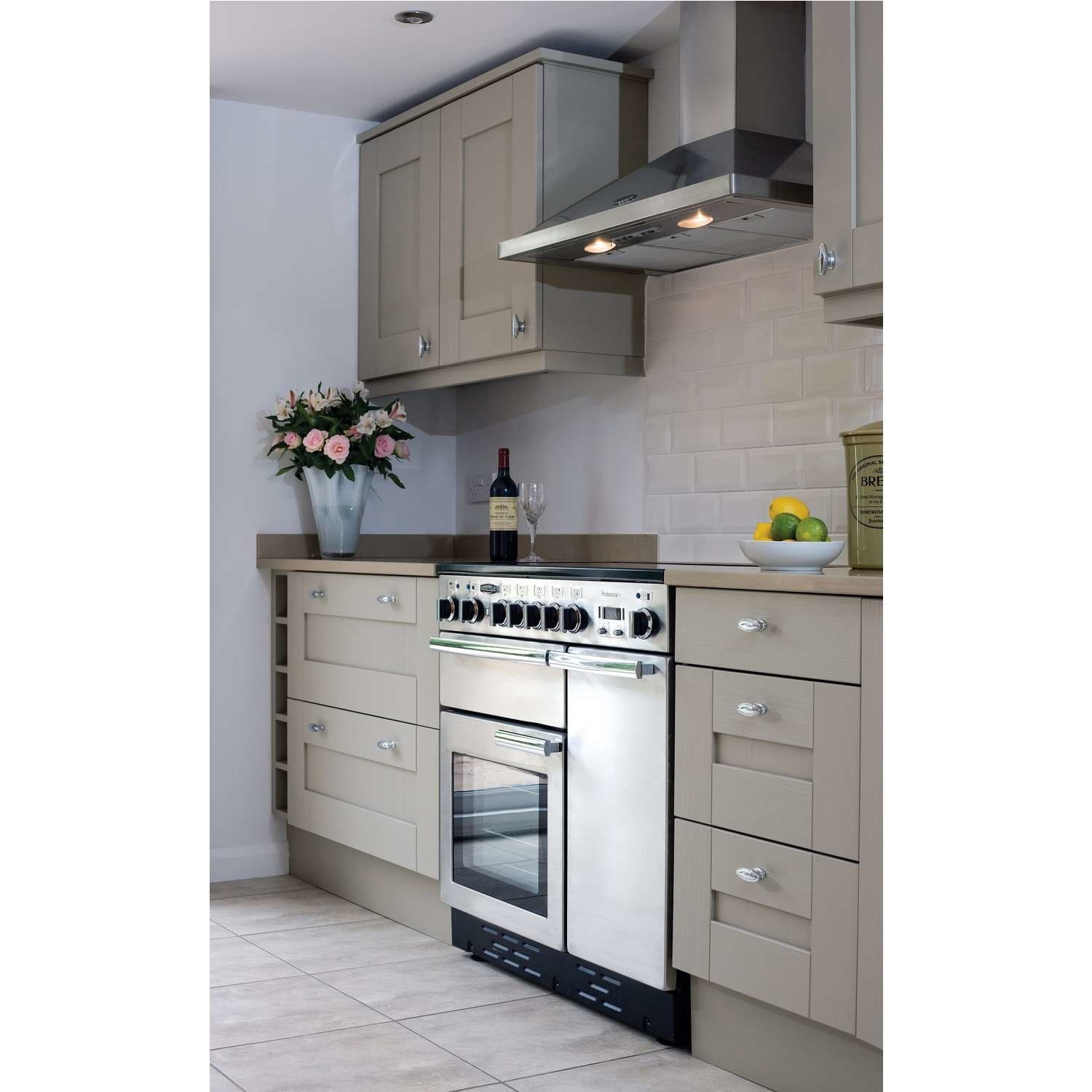Rangemaster Professional Plus 90cm Electric Induction Range Cooker - Black - Image 2