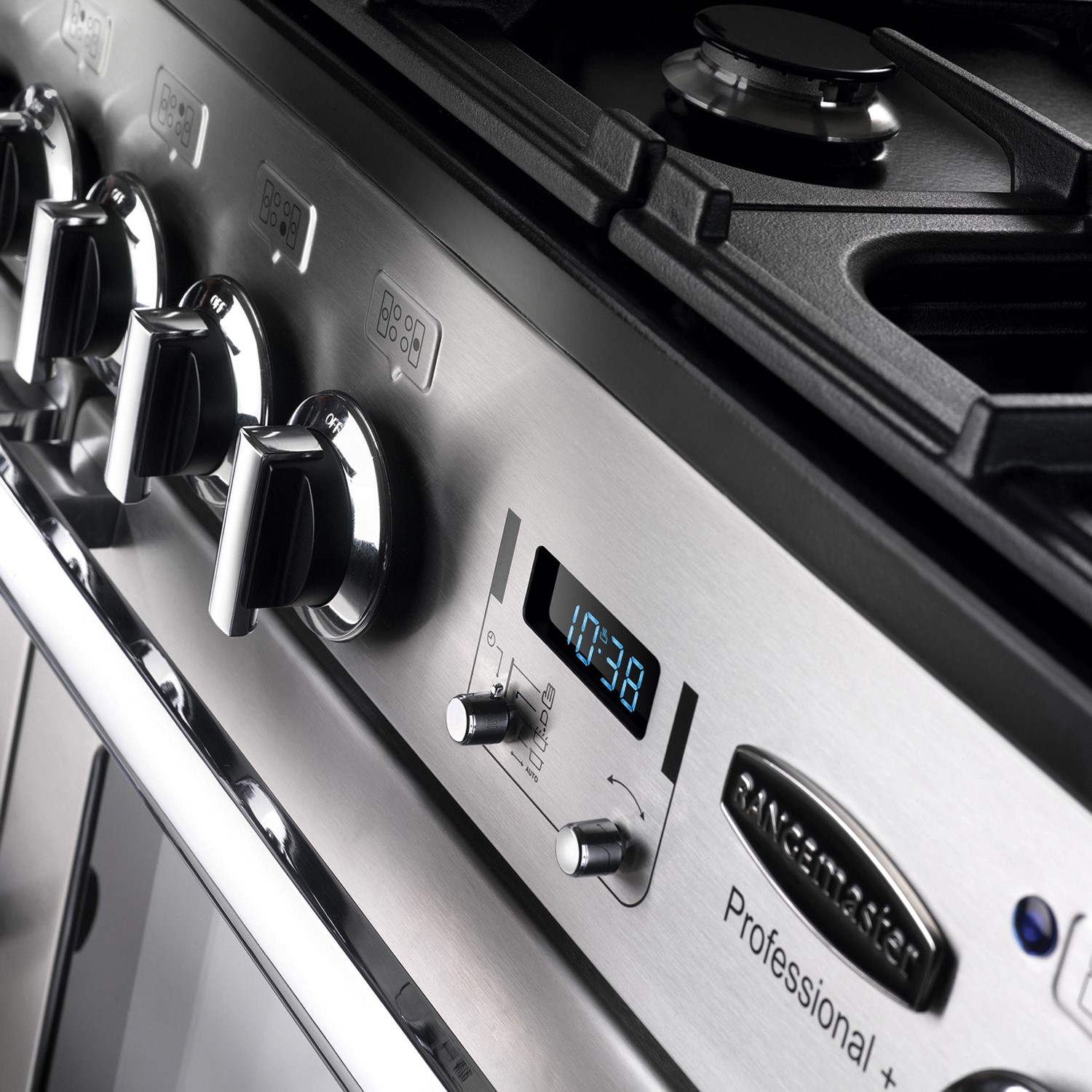 Rangemaster Professional Plus 90cm Electric Induction Range Cooker - Stainless Steel - Image 8