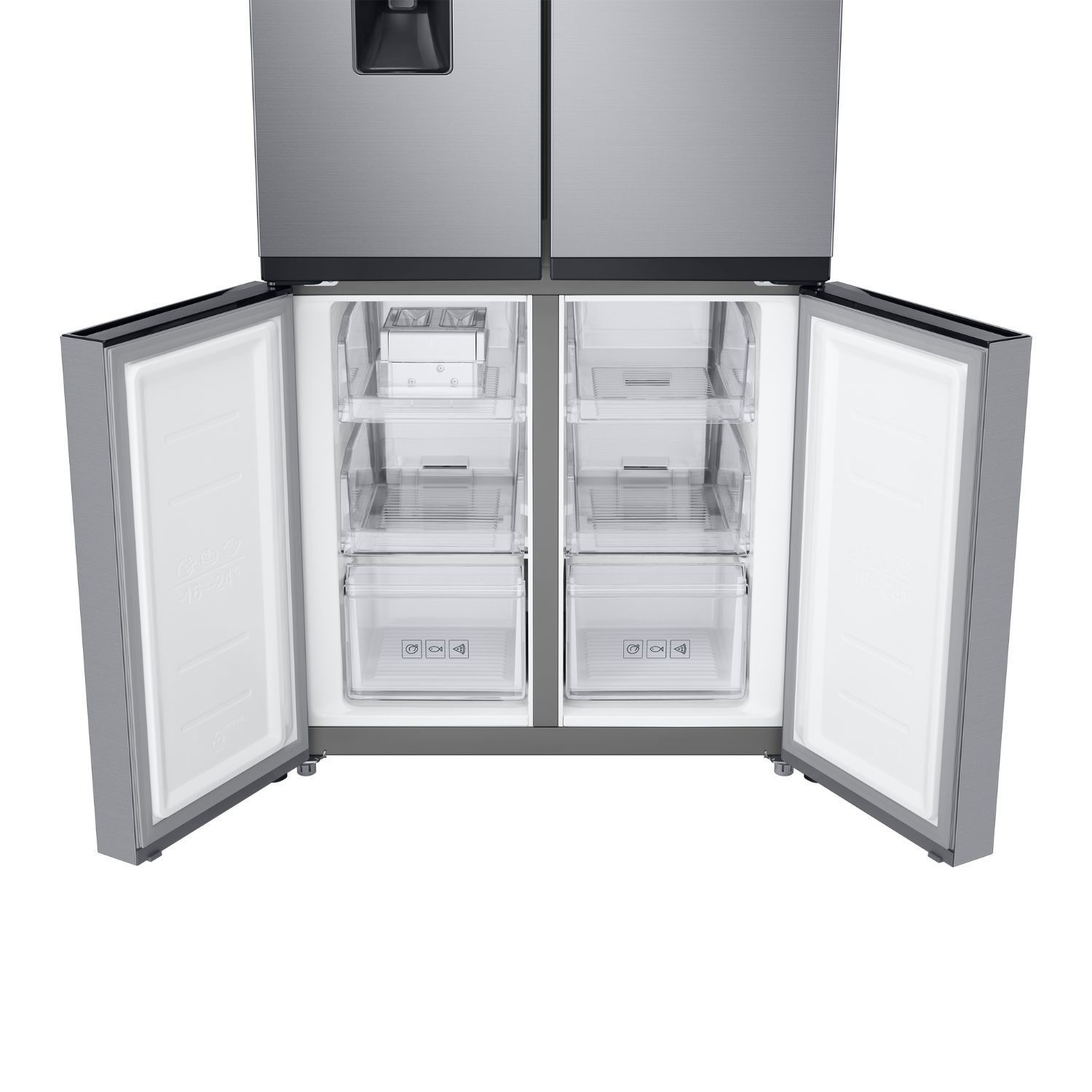 Refurbished Samsung RF48A401EM9 Freestanding 488 Litre Frost Free American Fridge Freezer with Twin Cooling Plus Silver - Image 7