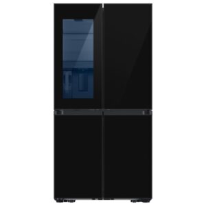 Refurbished Samsung Bespoke RF65DB970E22EU Freestanding 645 Litre Frost Free American Fridge Freezer Black