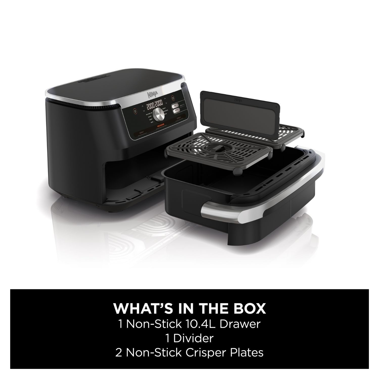 Ninja AF500UK Foodi FlexDrawer 10.4L Dual Air Fryer - Image 2