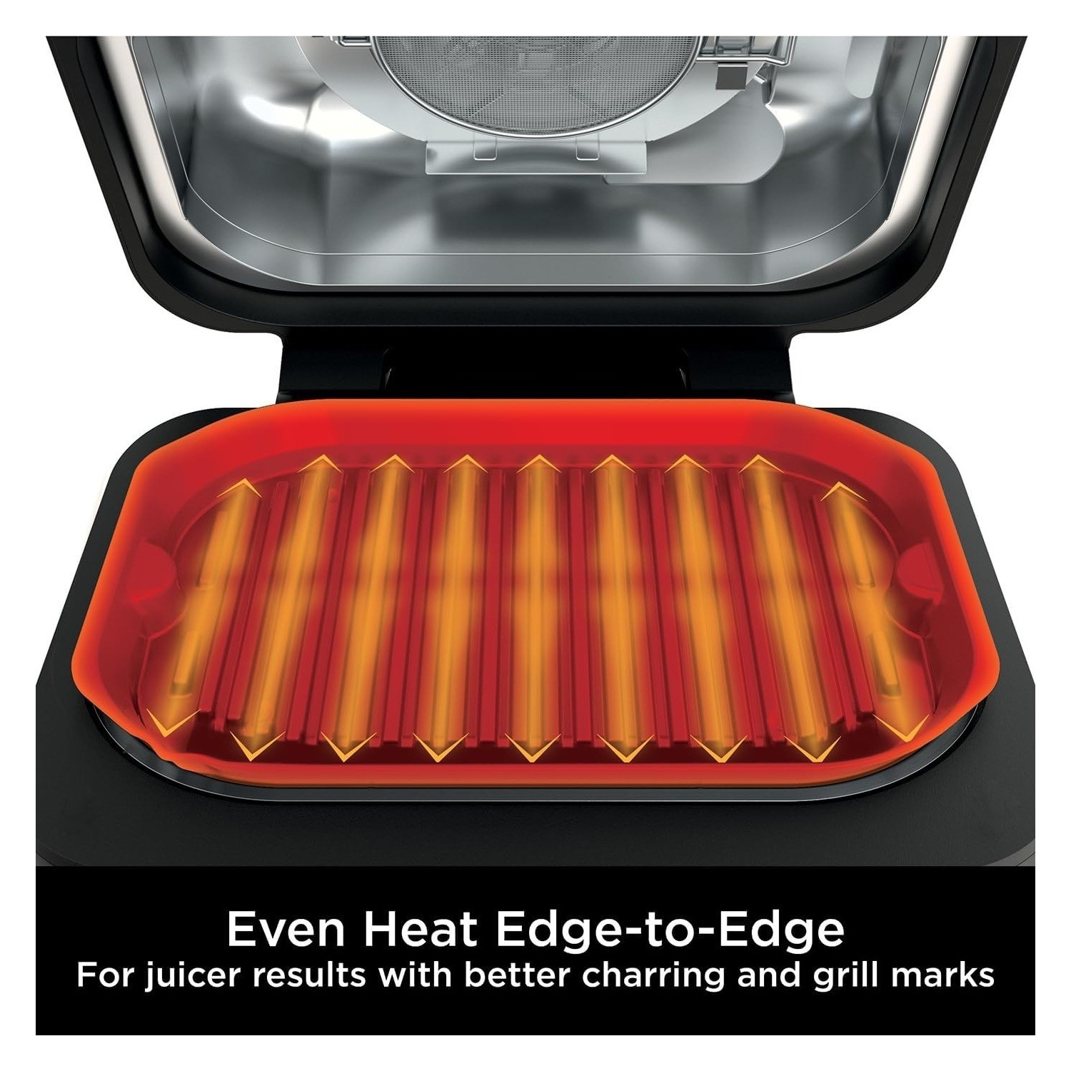Ninja AG651UK Foodi Max Pro Health Grill Flat Plate & Air Fryer - Image 9