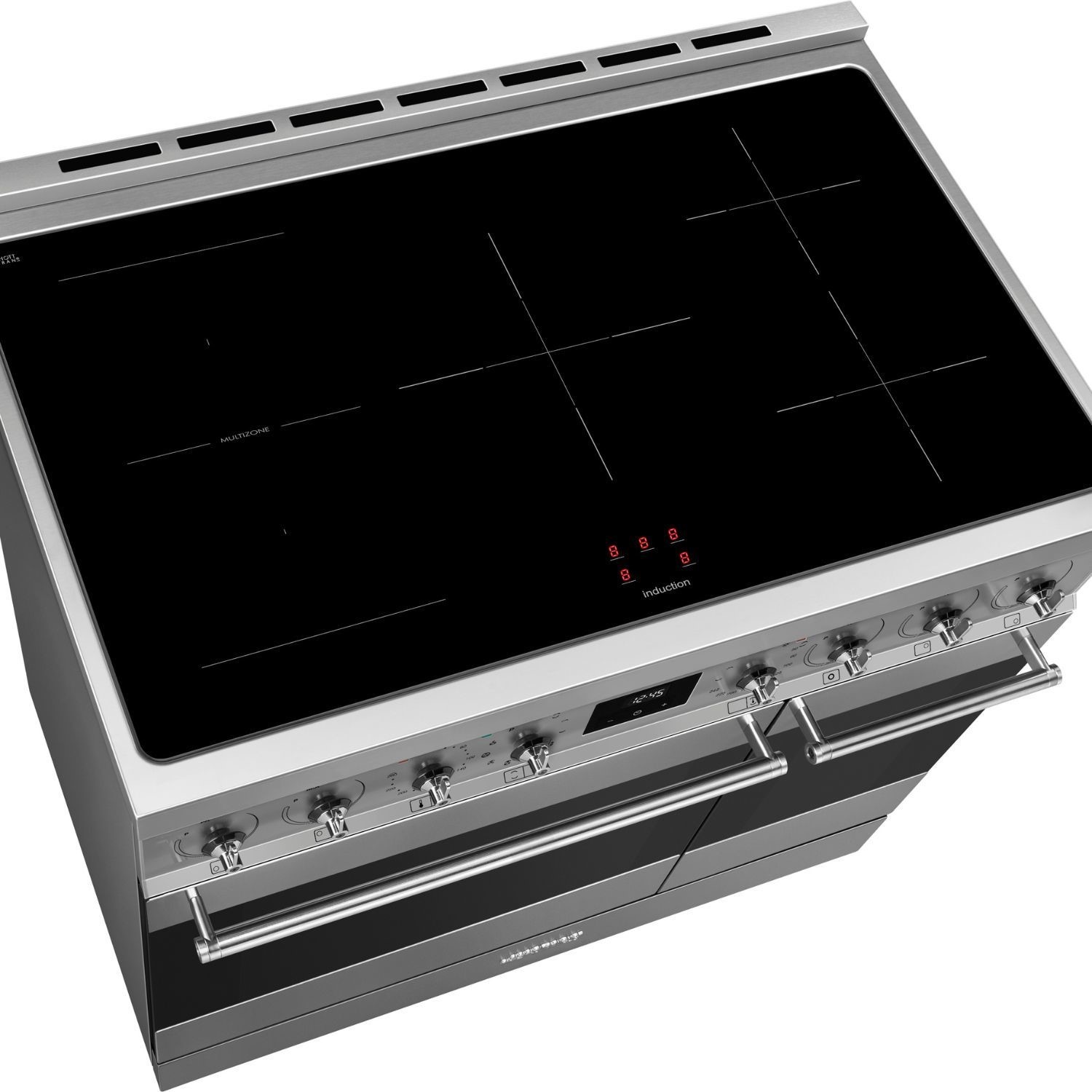 Smeg Symphony 90cm Electric Induction Range Cooker - Stainless Steel - Image 6