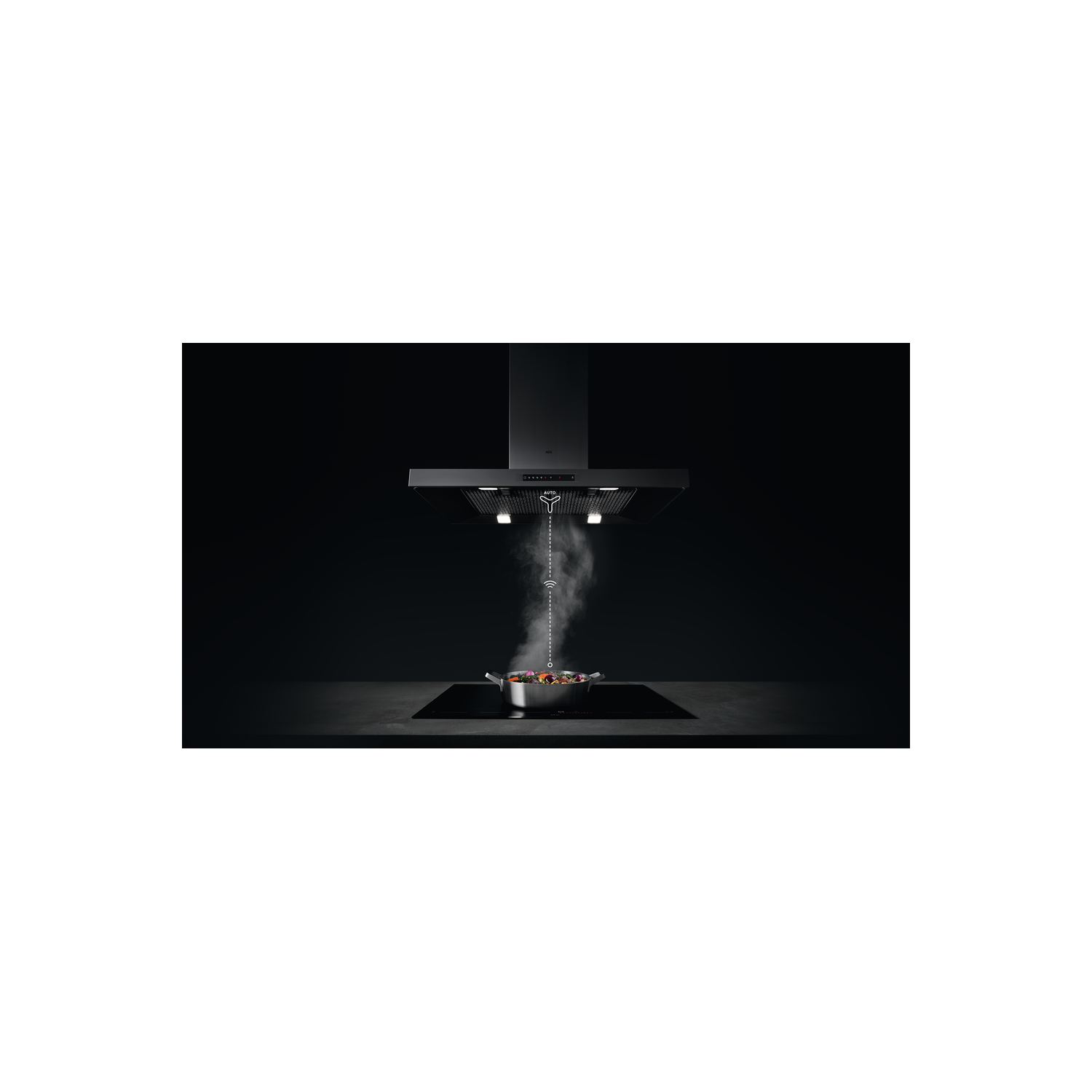 Refurbished AEG DCE5960HM 90cm Ceiling Extractor Stainless Steel - Image 4