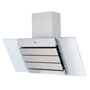 De Santii 90cm Angled Cooker Hood - Stainless Steel