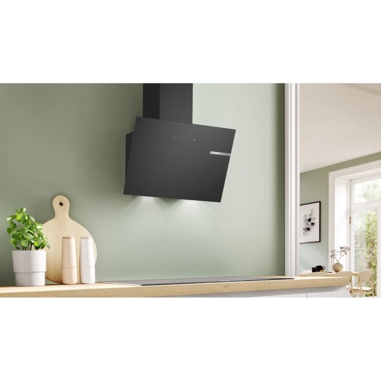 Bosch Series 2 60cm Angled Chimney Cooker Hood - Black - Image 5