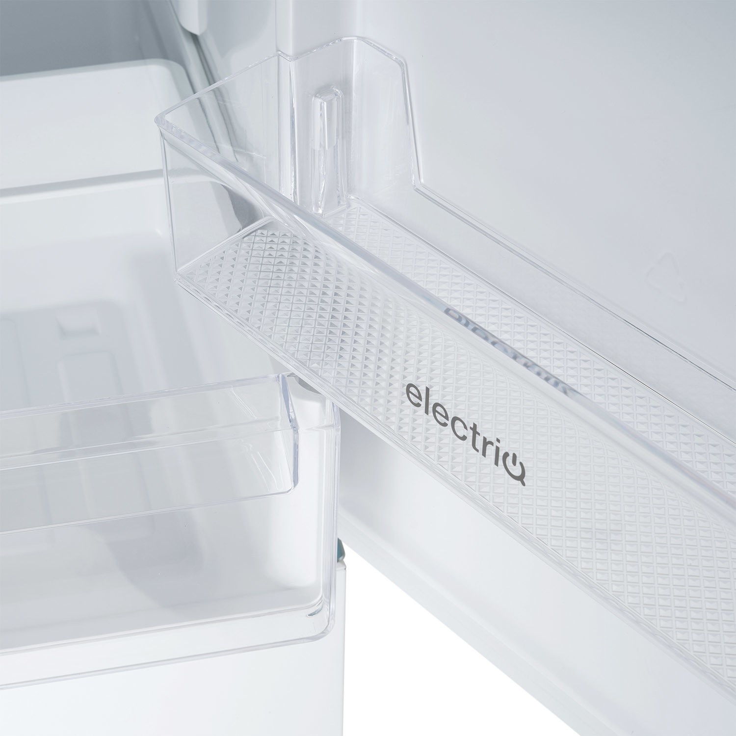 electriQ 249 Litre 70/30 Integrated Fridge Freezer - White - Image 4